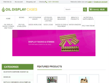 Tablet Screenshot of oildisplaycases.com